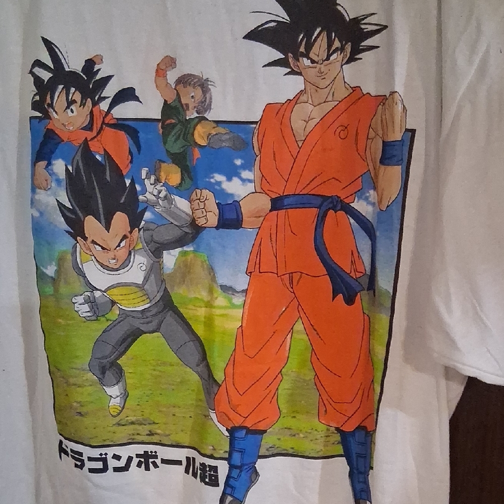 Dragon Ball Z Mens Graphic T-Shirt - White
